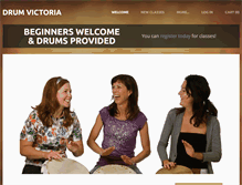 Tablet Screenshot of drumvictoria.com
